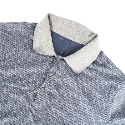 FENDI : Polo pour homme réversible à décor monogrammé en gri…