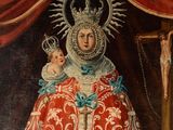 an image of a painting of a woman holding a baby