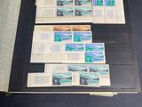 a picture of a book with a lot of stamps on it