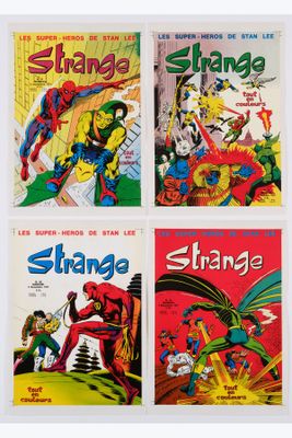 un lot de quatre bandes dessinées vintage des années 1960