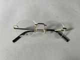a close up of a pair of glasses on a table