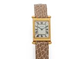 cartier, ' a lady ' s 18k gold and diamond wrist watch ', circa 1950