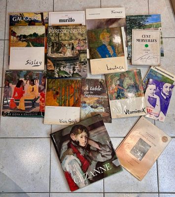 105 / H6 / Lot de livres d'art composé de 4 volumes de …