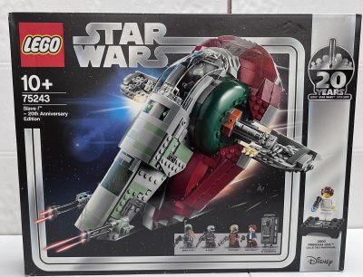 the lego star wars set is in the box on the table
