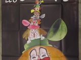 french movie poster for the film les clowns, with clowns on top of a clown ' s head