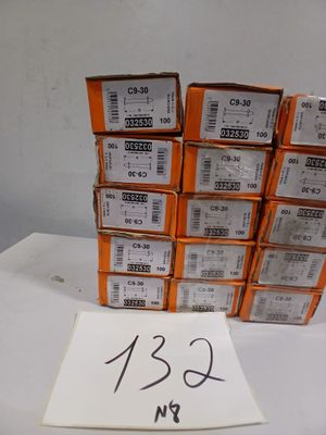 Lot de 15 boîtes de fixations C9-30 longueur 30 mm, 100 pièc…