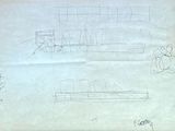 un dessin représentant un bus sur une feuille de papier