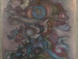 an image of a painting of a woman with a flower in her hair