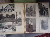 a book with pictures of people and buildings on it