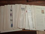 a lot of papers that are on a table