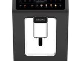 a black coffee machine on a white background