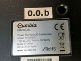 a close up of the back of a cell phone with a barcode on it