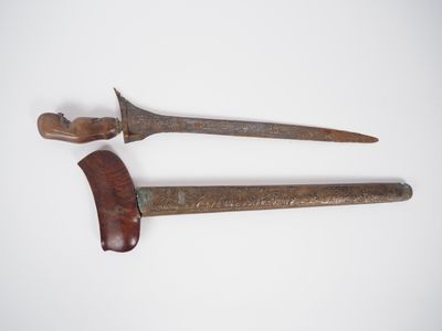 Malaisie, fin XIXe-début Xxe Poignard dit « kriss » la poign…