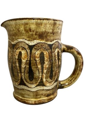 Robert PEROT (1931-2003) Vase à décor de feuillage en cérami…