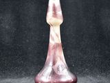 an image of a glass vase on a black background