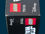 a box with a lego star wars figure on it