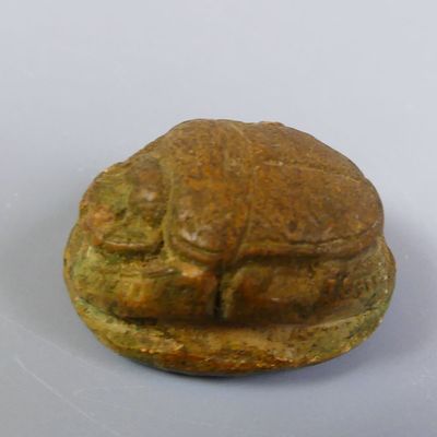 Egypte. Scarabée au cartouche de « Men-Maât-Rê », nom de cou…