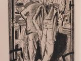 an image of a drawing of a man and a woman standing in a room