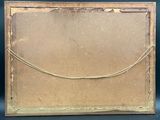 an old picture of a piece of wood with a rope hanging from it