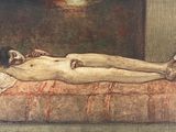 une image représentant un tableau où l'on voit un homme allongé sur un lit