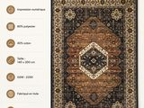 un gros plan sur la photo d'un tapis sur fond blanc