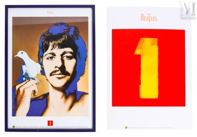 THE BEATLES Deux affiches promotionnelles pour la sortie de …