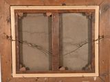 an image of a picture of a wooden window with a glass pane
