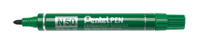 PENTEL - Marqueur permanent N50 - Pointe conique - Encre ver…