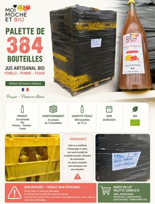 le site web d'une entreprise qui vend des bouteilles en plastique et d'autres articles
