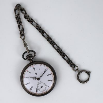 Montre à Gousset De Collection - Boîtier Doré, Cadran Blanc - Avec Boîte D'Origine