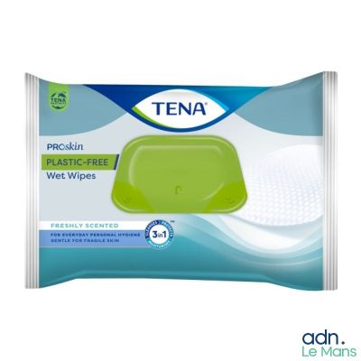 Lingettes humides Tena, paquet de 24