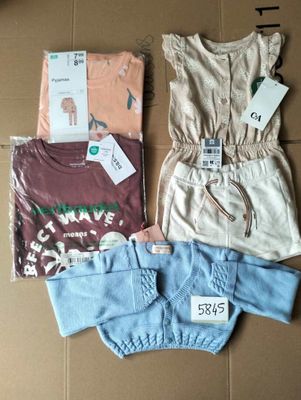 three pieces of clothing laid out on the floor