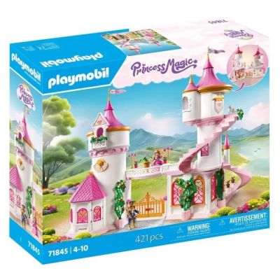 the playmobil princess castle playset is in the box
