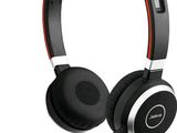 a headset with a microphone and a microphone attached to it