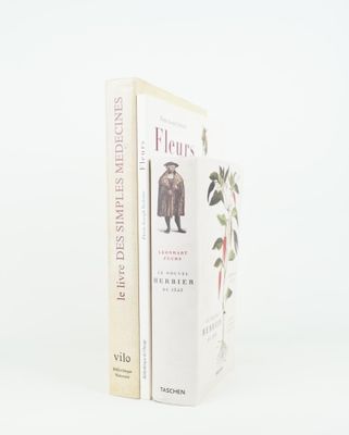 deux livres posés côte à côte sur une surface blanche