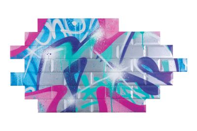 NASTY SUBWAY CERAMICS, 2020 Aérosol sur céramique originale … - Photo 1