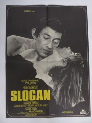 a movie poster for the release of the film slogan