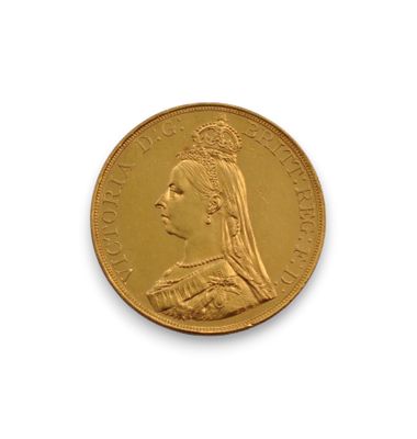 une image représentant une pièce d'or sur laquelle figure le portrait d'une femme