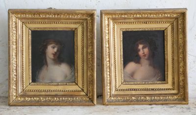 Entourage de Jacques-Antoine VALLIN (1760-1835) Portrait de …