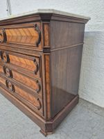 commode scribane de style Louis Philippe en placage de noyer… (photo 4)