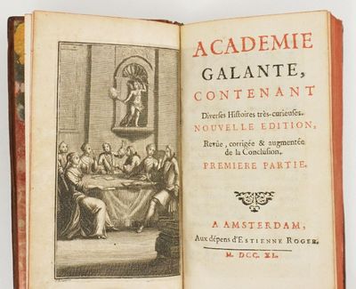un livre ouvert sur lequel figure l'image d'un groupe de personnes assises autour d'une table
