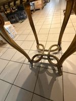 Guéridon rond de style Louis XVI en bois doré, plateau marbr… (photo 2)