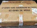 a box that is sitting on the ground with tape wrapped around it