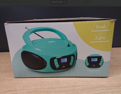 Lecteur CD portable sans fil BIGBEN KIDS CD62BLUSBBT - USB, …