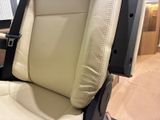 a seat that is sitting in the back of a plane