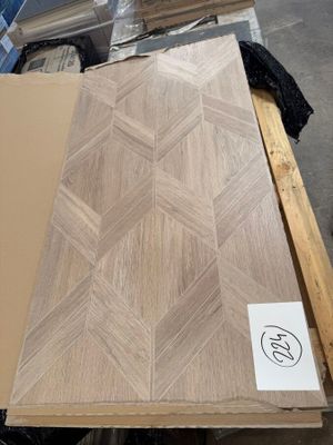 a close up of a table with a lot of wood on it