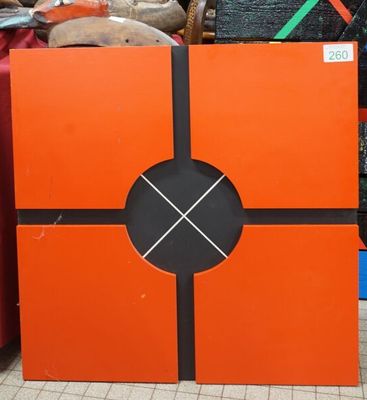 Patrice Moreau (1946-2004) Composition décorative peinte dan…