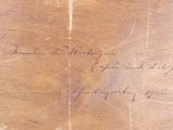 a close up of a piece of paper with writing on it