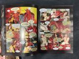 a picture of a comic book open to a page of comics