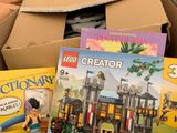 a box full of legos that are in a store